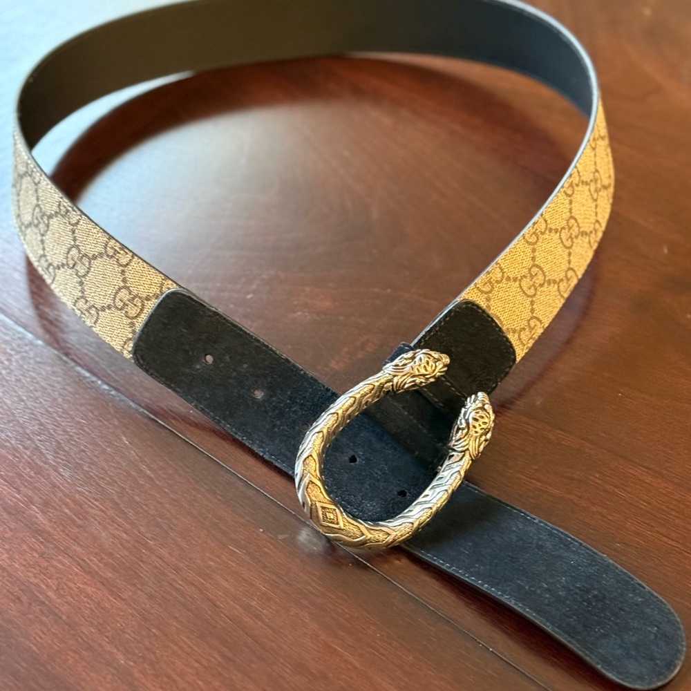 Gucci Dionysus Belt with silver buckle - Picture 2 of 4